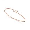 Diamond Hoop Single-row Bangle